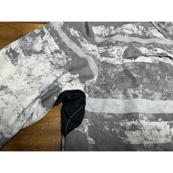 PELAGIC Eclipse Pro Series Guide Shirt 2XL Gray Camo Button Up Long Sleeve - Picture 8 of 16
